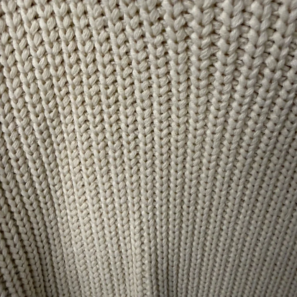 Free People “Swim Too Deep” Cream Turtle Neck Sweater - Picture 6 of 11
